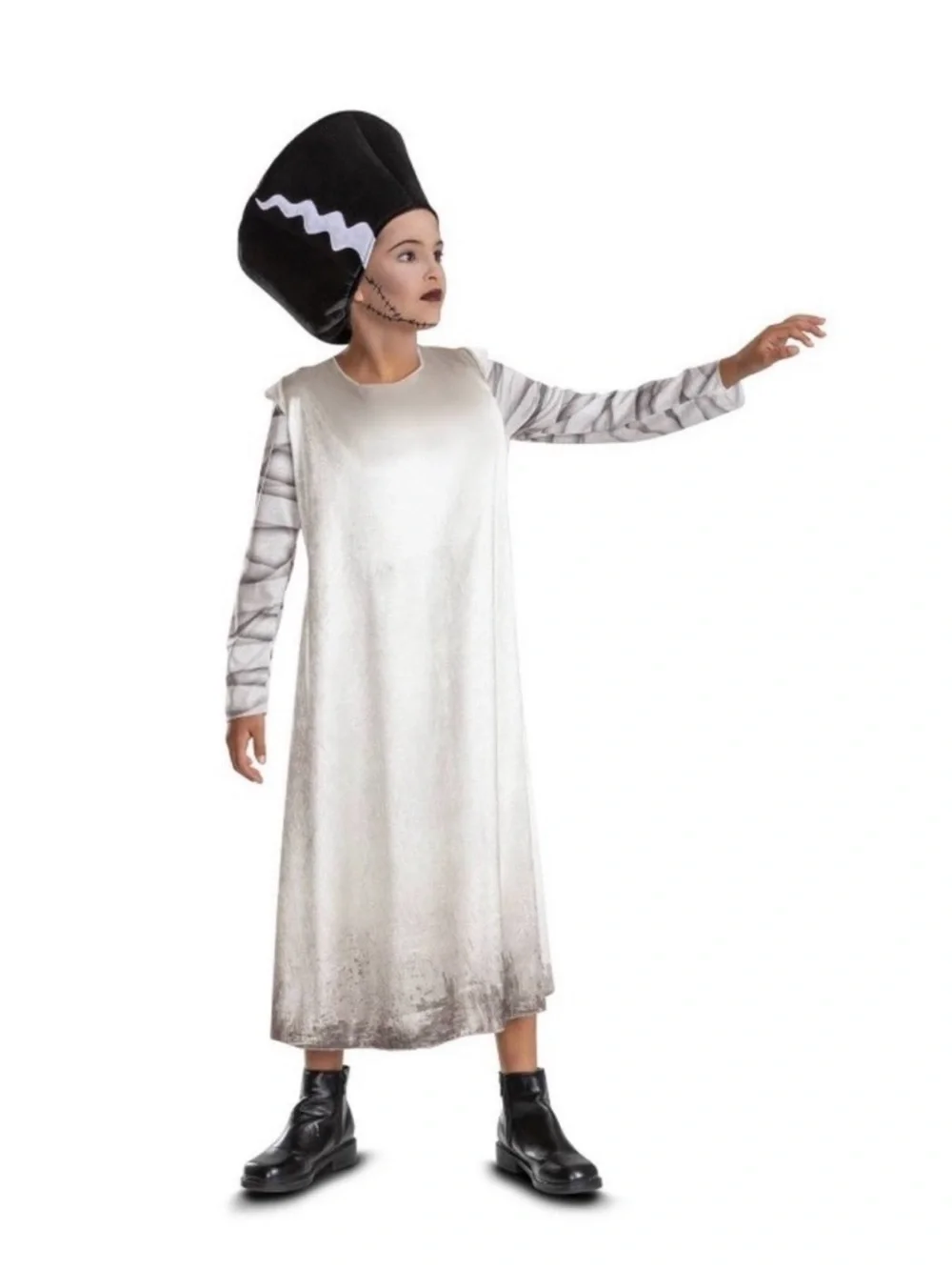 Classic White Bride of Frankenstein Kids Costume